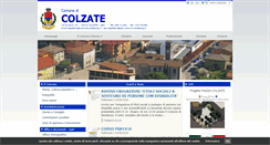 Desktop Screenshot of comune.colzate.bg.it