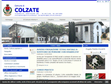 Tablet Screenshot of comune.colzate.bg.it